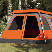 Koepeltent 10-persoons 430x315x200 cm grijs oranje