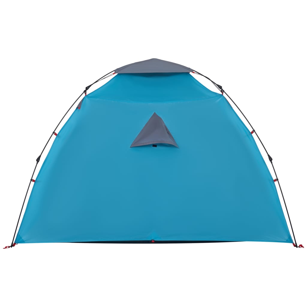 Koepeltent 4-persoons snelontgrendeling blauw