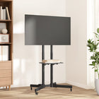 Tv-standaard wielen 32-70 inch zwart
