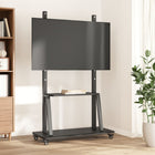 Tv-standaard wielen 32-90 inch VESA 800x600 mm staal zwart