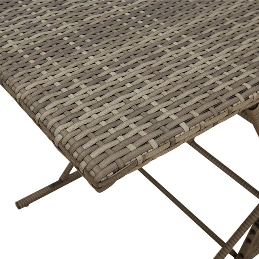 7-delige tuineetset met kussens grijs poly rattan
