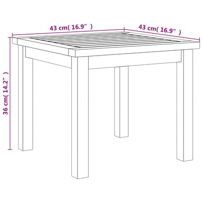 3-Delige Bistroset Poly Rattan En Acaciahout Grijs