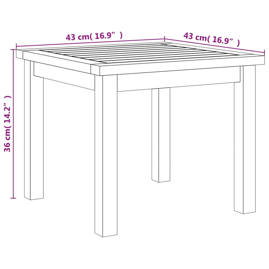 3-Delige Bistroset Poly Rattan En Acaciahout Grijs