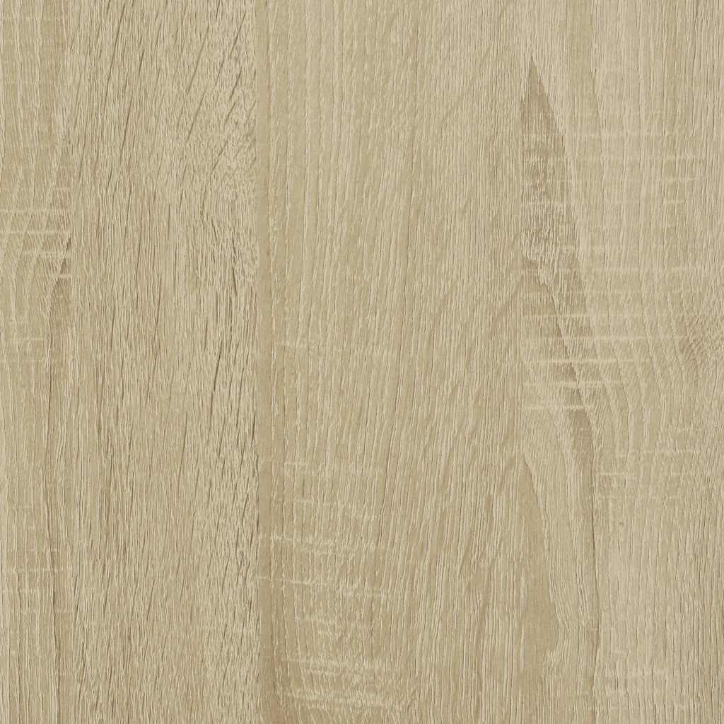Salontafel 100X55X50 Cm Bewerkt Hout En Metaal Sonoma eiken