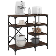 Bakkersrek 90x40x84 cm bewerkt hout metaal