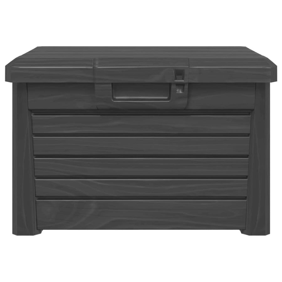 Kussenbox 73x50,5x46,5 cm polypropeen antracietkleurig