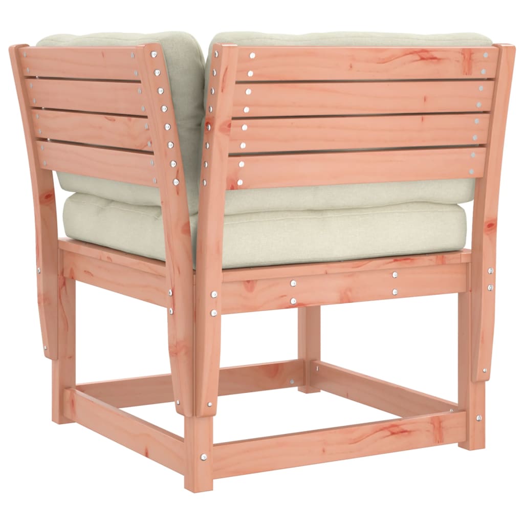 7-Delige Loungeset Met Kussens Massief Douglashout Natuurlijk douglashout Ja