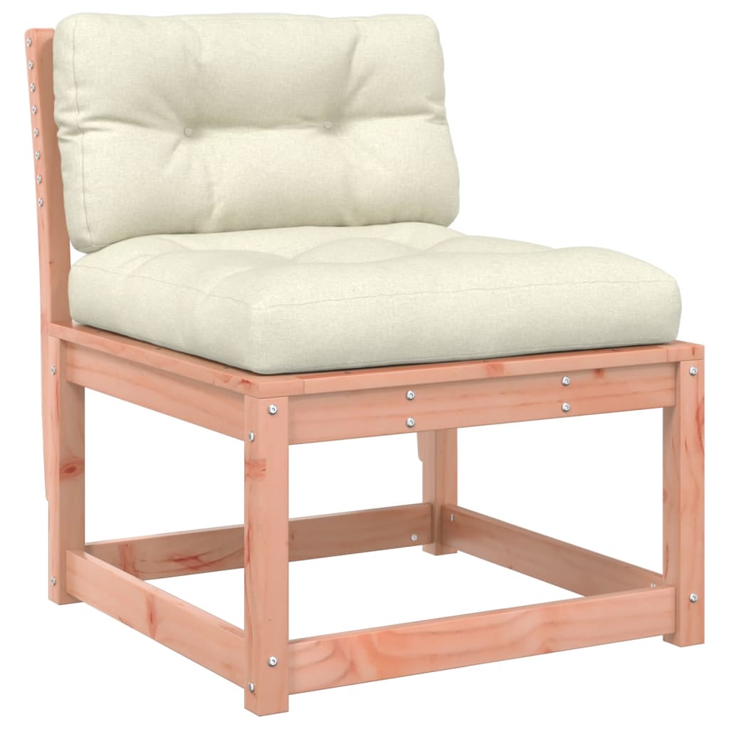 7-Delige Loungeset Met Kussens Massief Douglashout Natuurlijk douglashout Ja