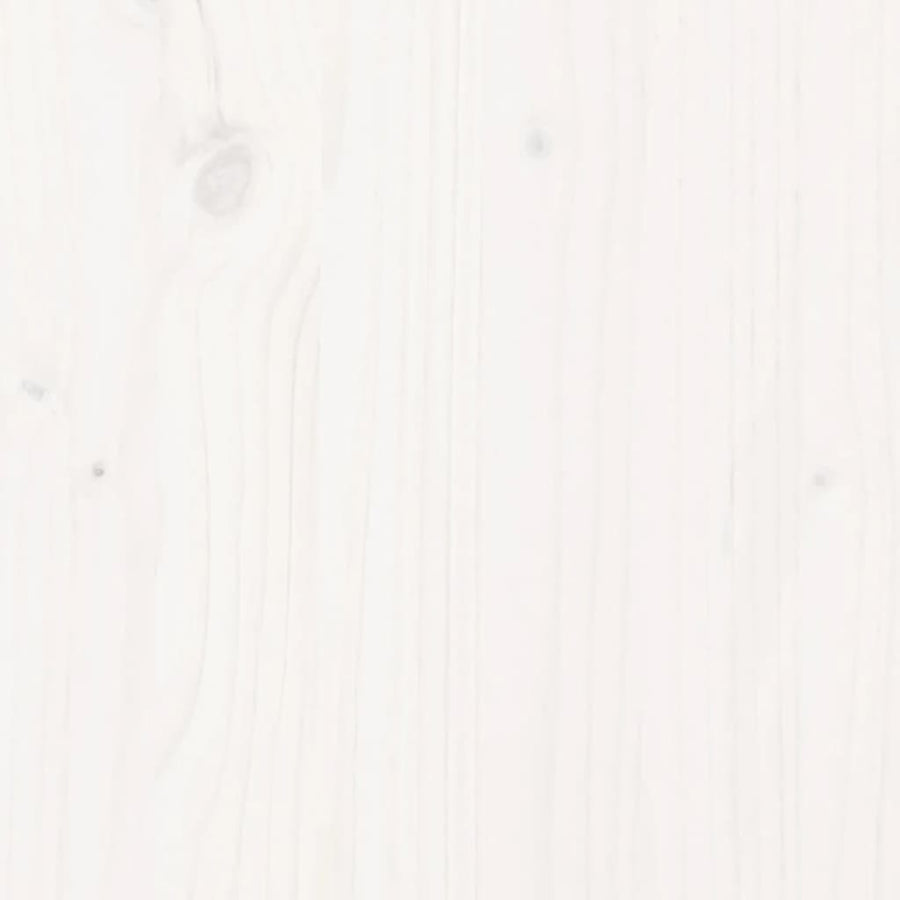 8-Delige Loungeset Met Kussens Massief Grenenhout Wit