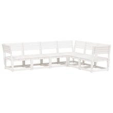 6-Delige Loungeset Massief Grenenhout Wit