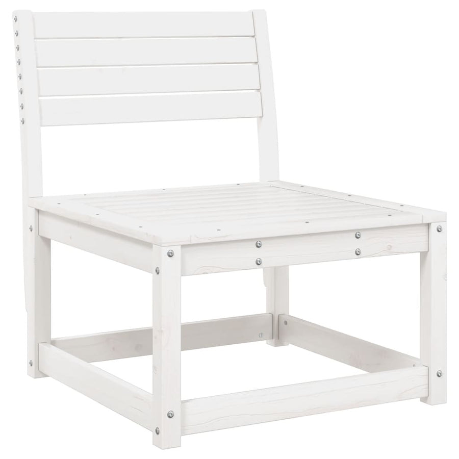 6-Delige Loungeset Massief Grenenhout Wit
