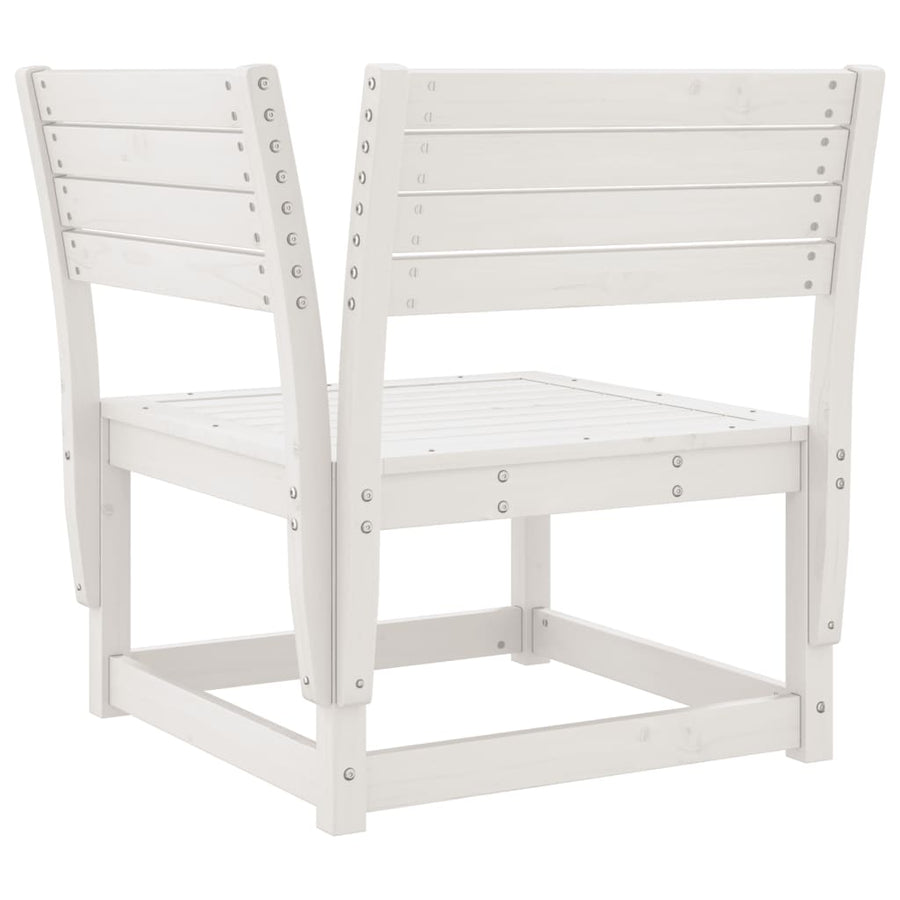 6-Delige Loungeset Massief Grenenhout Wit