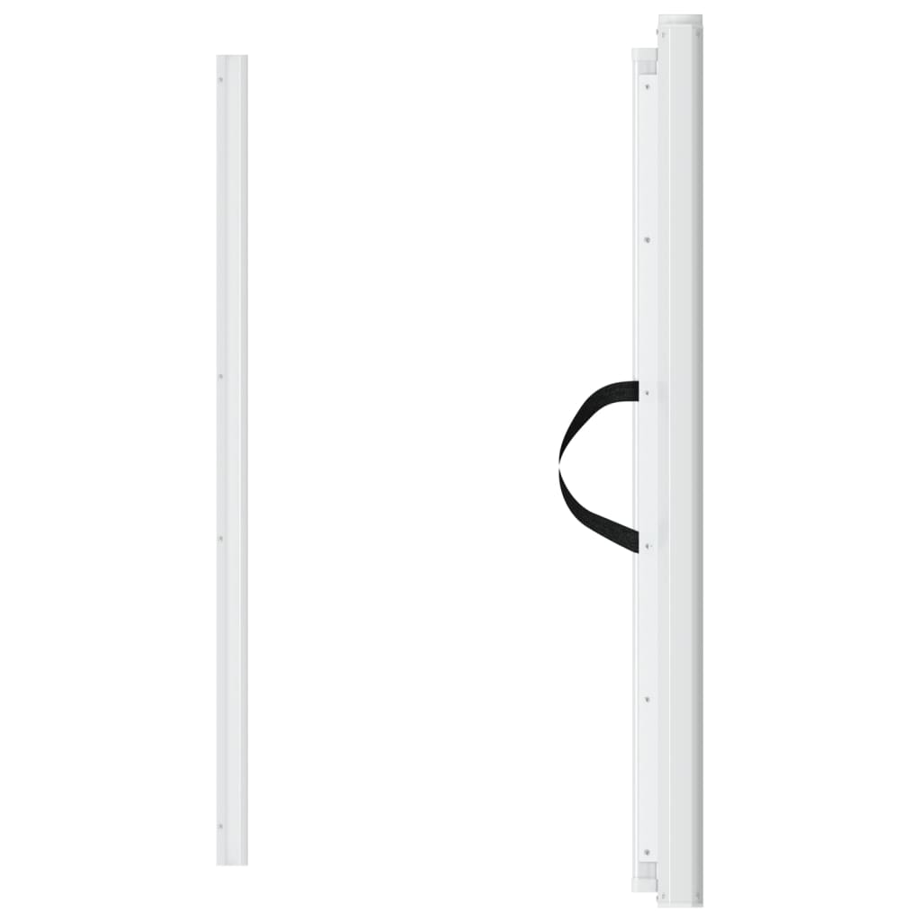 Huisdierenhek Uittrekbaar 82,5X125 Cm Wit