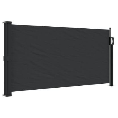Windscherm Uittrekbaar 100X300 Cm Zwart Goud