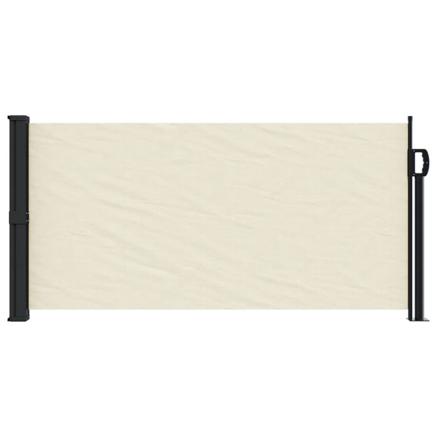 Windscherm Uittrekbaar 100X300 Cm Crèmekleurig