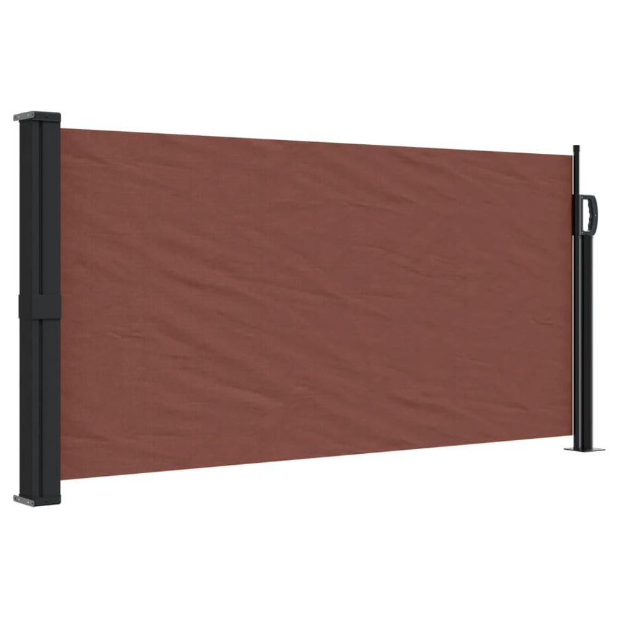 Windscherm Uittrekbaar 100X300 Cm Bruin