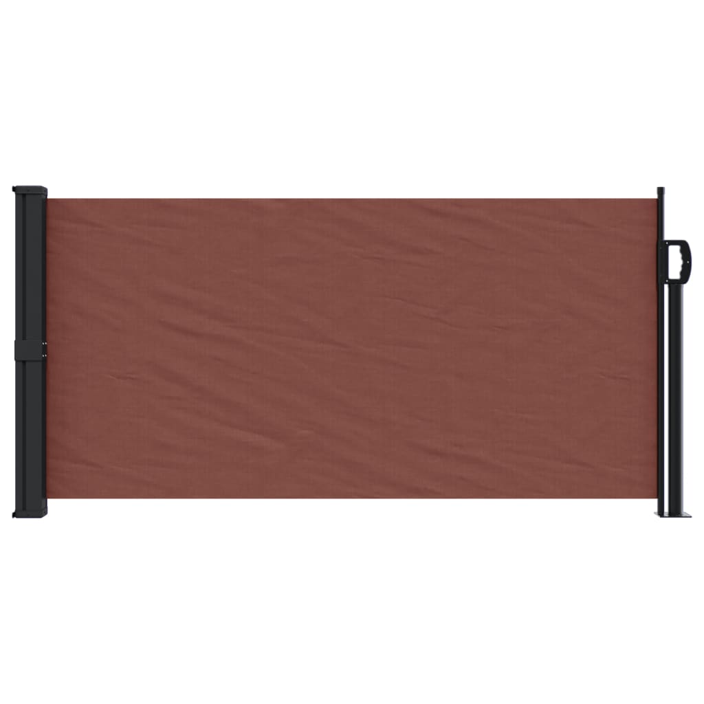 Windscherm Uittrekbaar 100X300 Cm Bruin