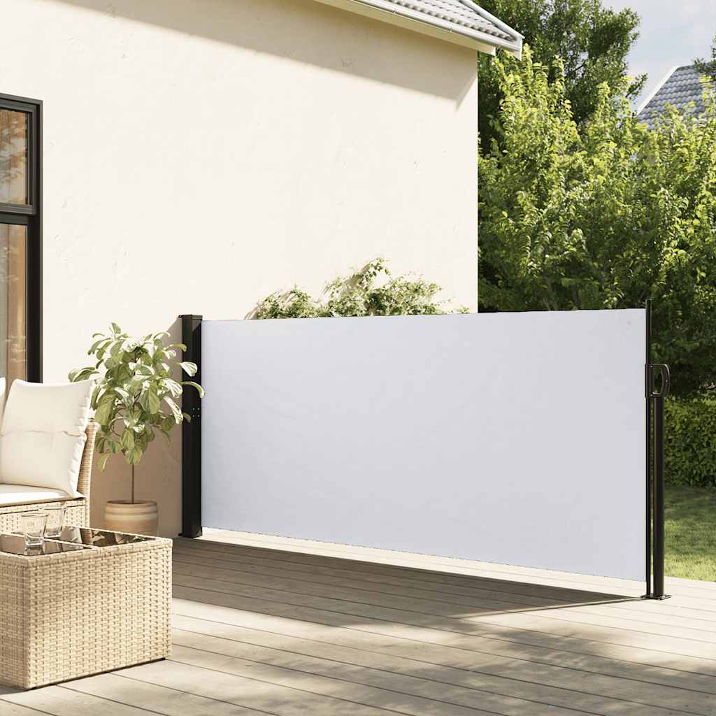 Windscherm Uittrekbaar Wit 100 x 300 cm