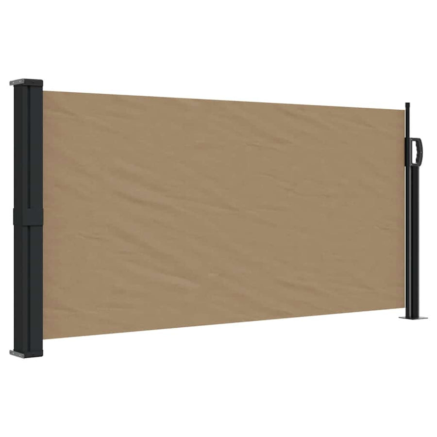 Windscherm Uittrekbaar Taupe 100 x 300 cm