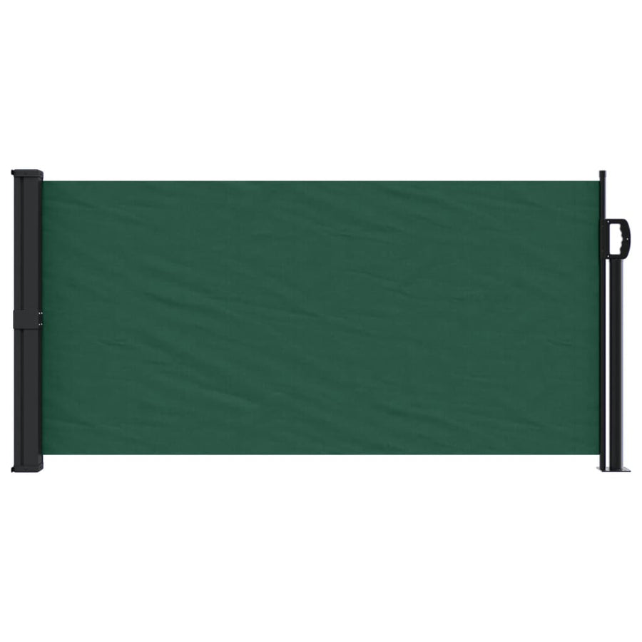 Windscherm uittrekbaar 100x300 cm donkergroen