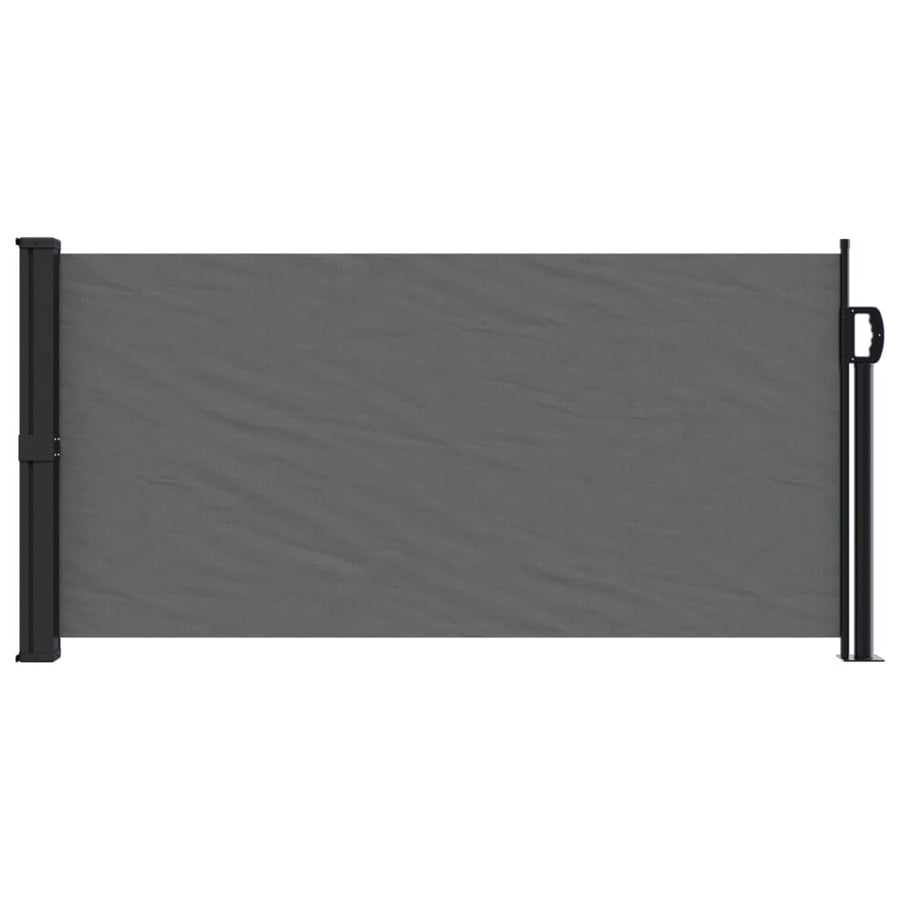 Windscherm Uittrekbaar 100X300 Cm Antracietkleurig