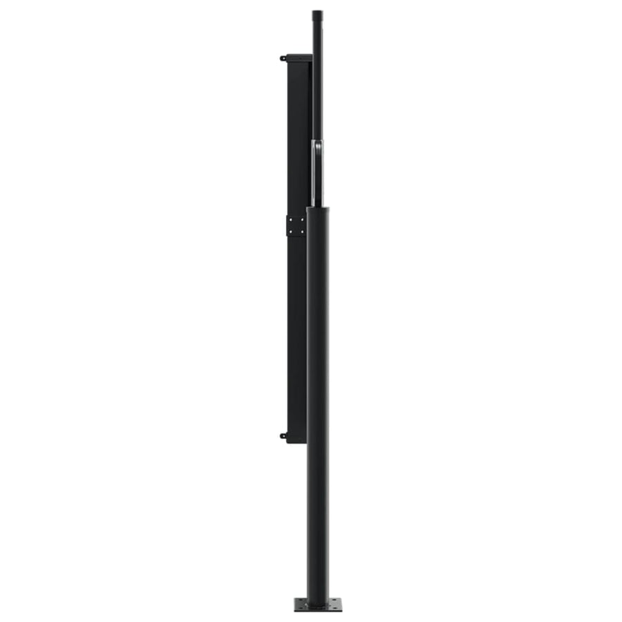Windscherm Uittrekbaar 100X300 Cm Antracietkleurig