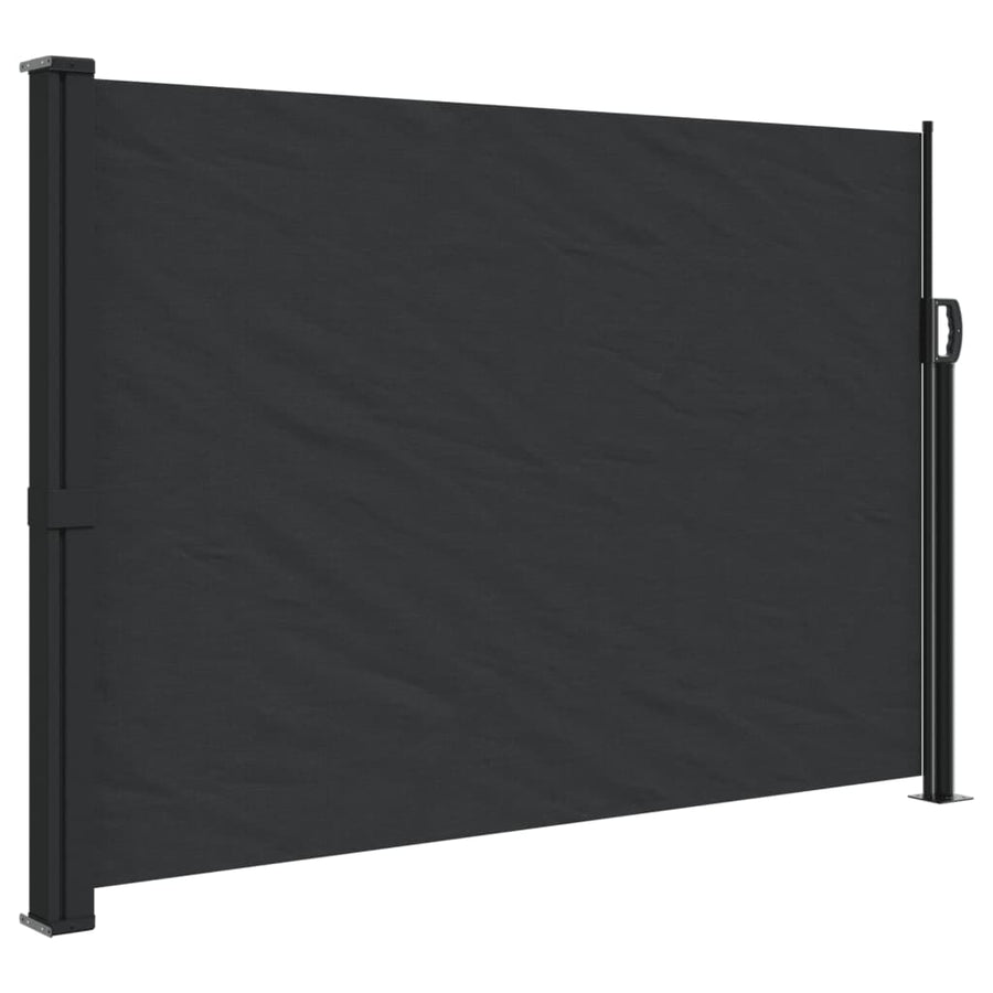 Windscherm Uittrekbaar 140X300 Cm Zwart