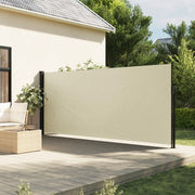 Windscherm uittrekbaar 160x300 cm crème