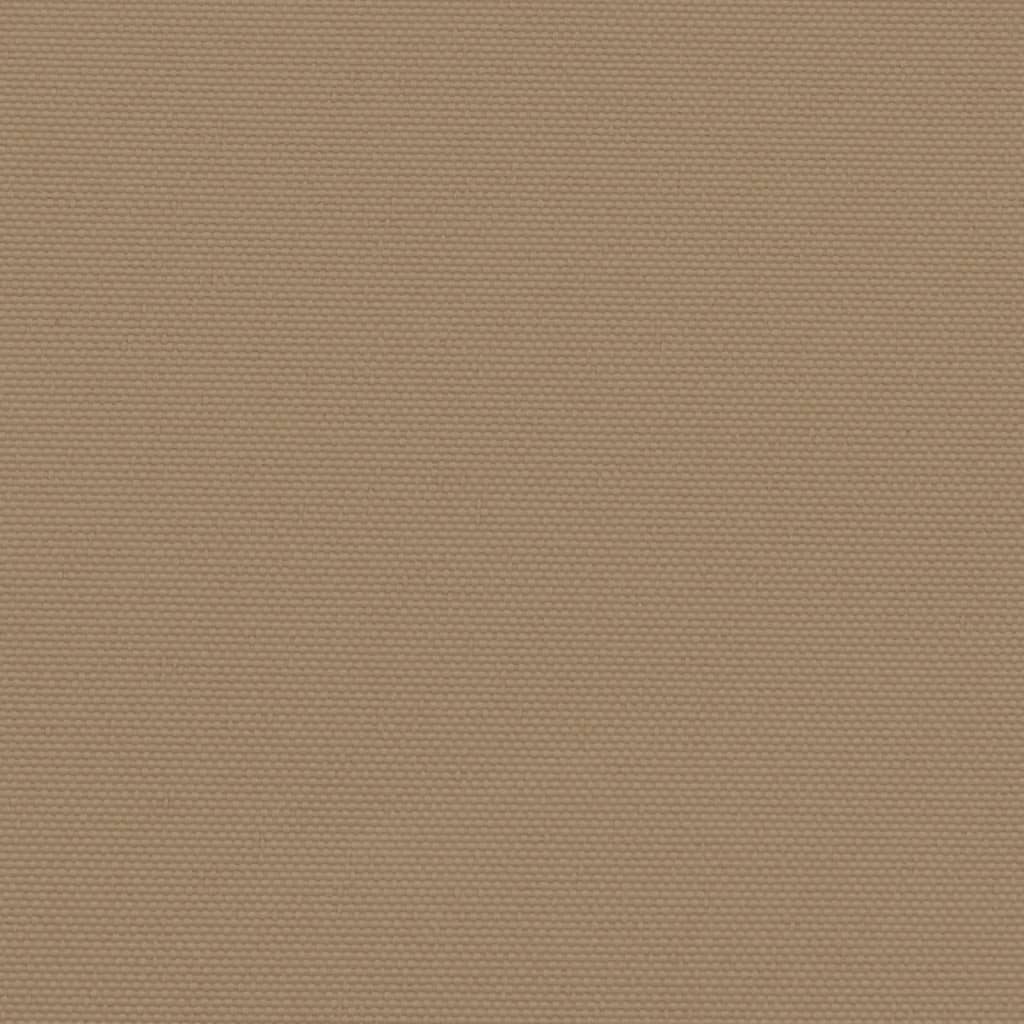 Windscherm intrekbaar 170x300 cm taupe