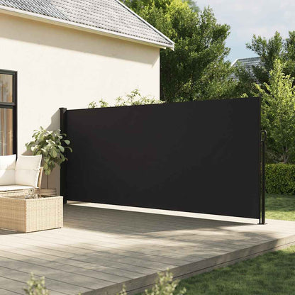 Windscherm Uittrekbaar Zwart 180 x 300 cm