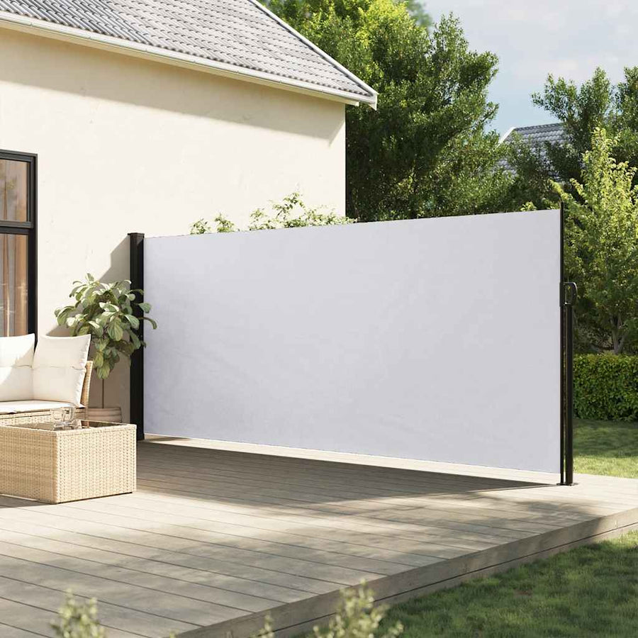 Windscherm Uittrekbaar Wit 180 x 300 cm