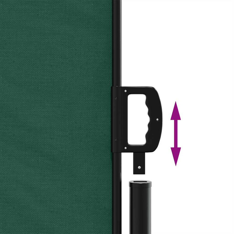 Windscherm Uittrekbaar Donkergroen 180 x 300 cm
