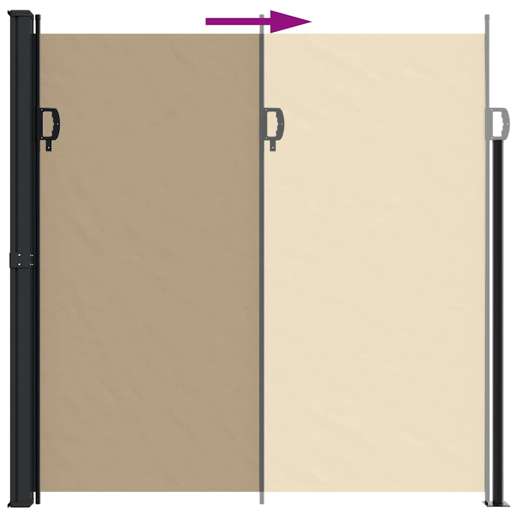 Windscherm Uittrekbaar Beige 200 x 300 cm