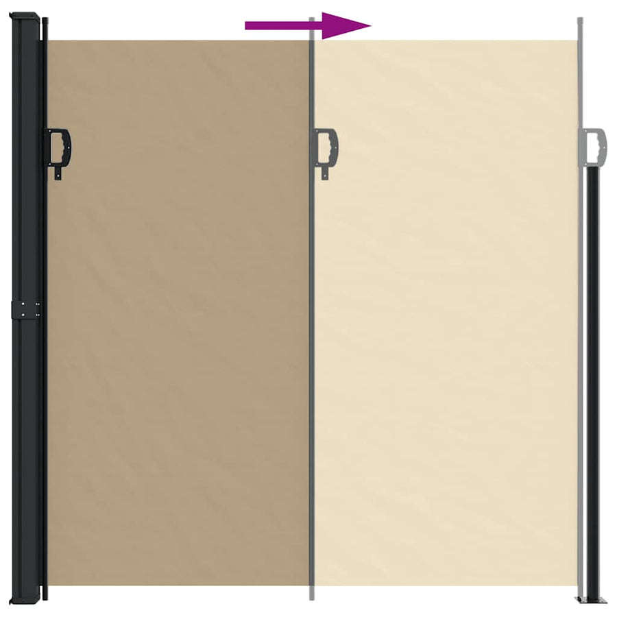 Windscherm Uittrekbaar Beige 200 x 300 cm