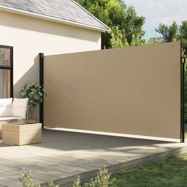 Windscherm uittrekbaar 200x300 cm beige