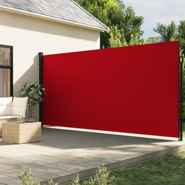 Windscherm Uittrekbaar 220X300 Cm Rood