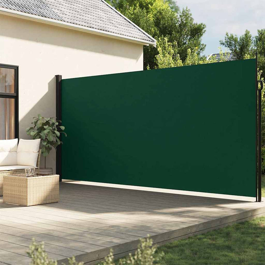 Windscherm Uittrekbaar 220X300 Cm Donkergroen Bruin