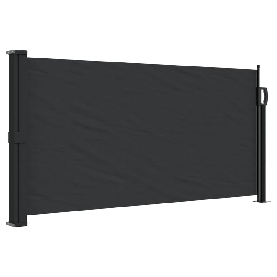 Windscherm Uittrekbaar 100X500 Cm Zwart