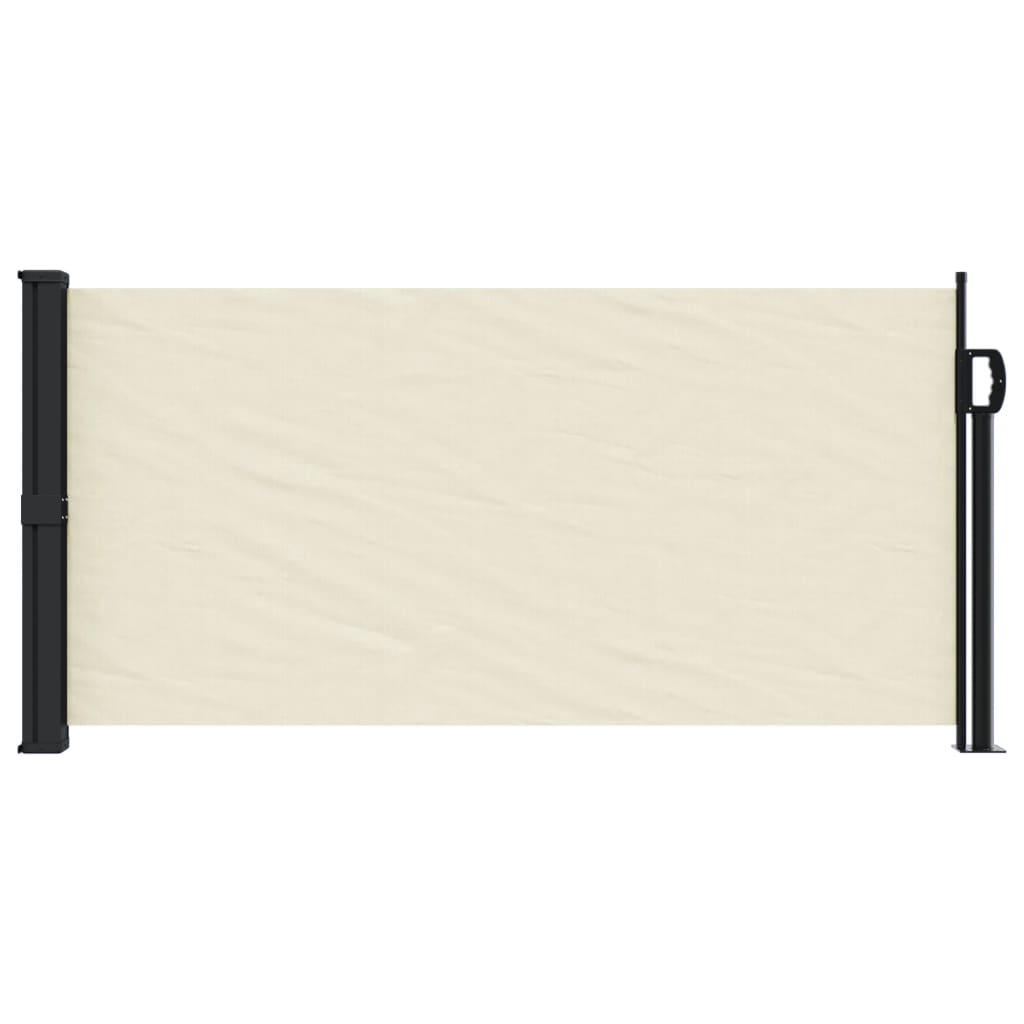 Windscherm Uittrekbaar 100X500 Cm Crèmekleurig