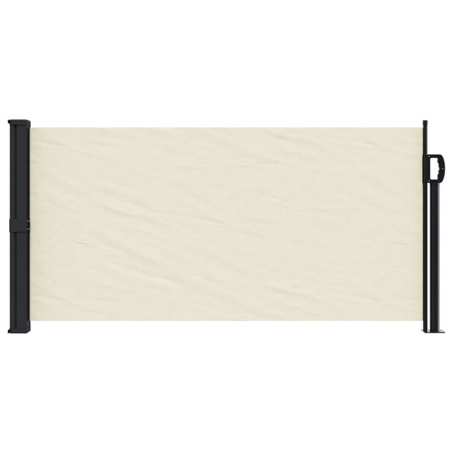 Windscherm Uittrekbaar 100X500 Cm Crèmekleurig