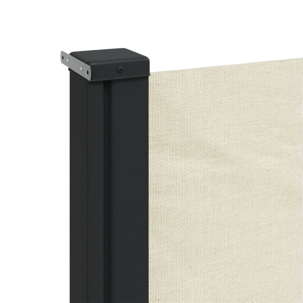 Windscherm Uittrekbaar 100X500 Cm Crèmekleurig