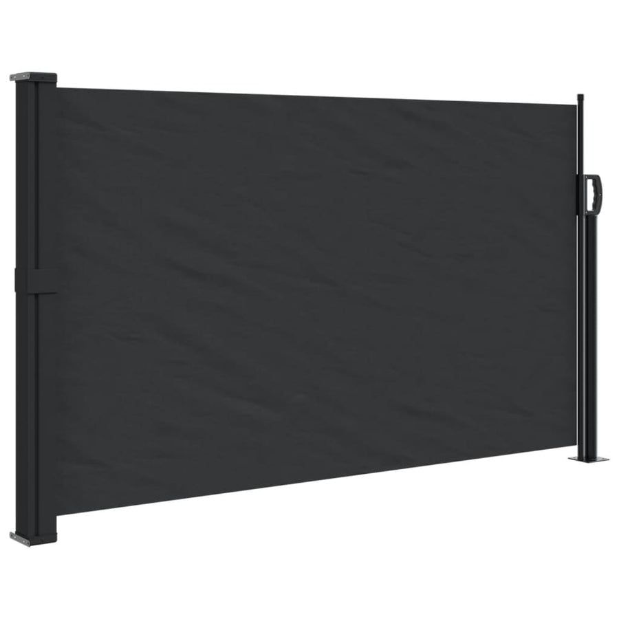 Windscherm Uittrekbaar 120X500 Cm Zwart