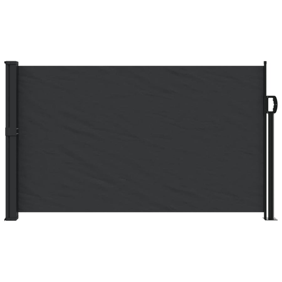 Windscherm Uittrekbaar 120X500 Cm Zwart