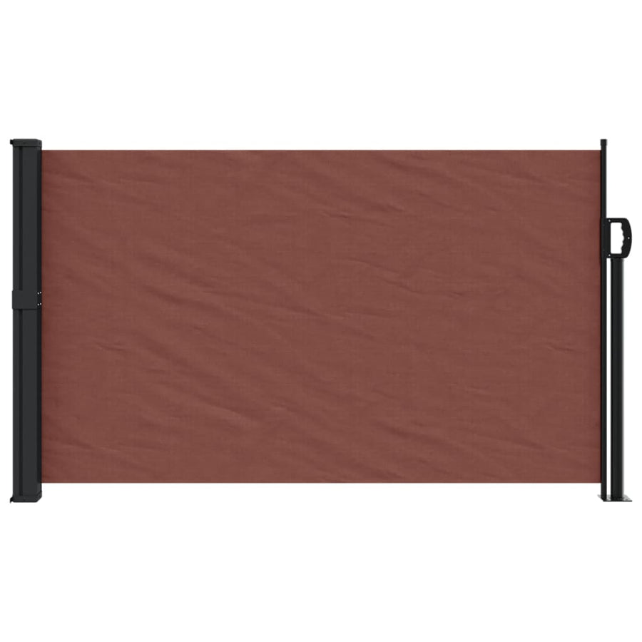 Windscherm Uittrekbaar 120X500 Cm Bruin Goud