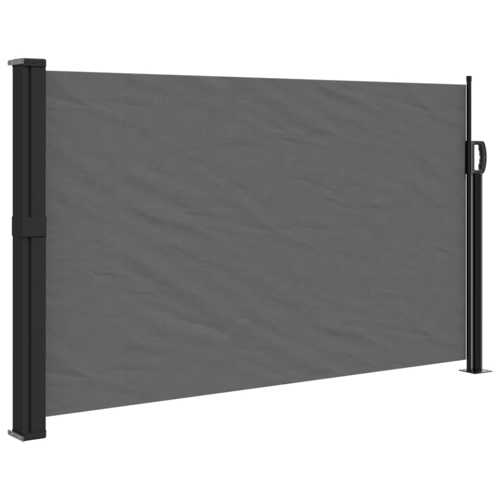 Windscherm Uittrekbaar 120X500 Cm Antracietkleurig