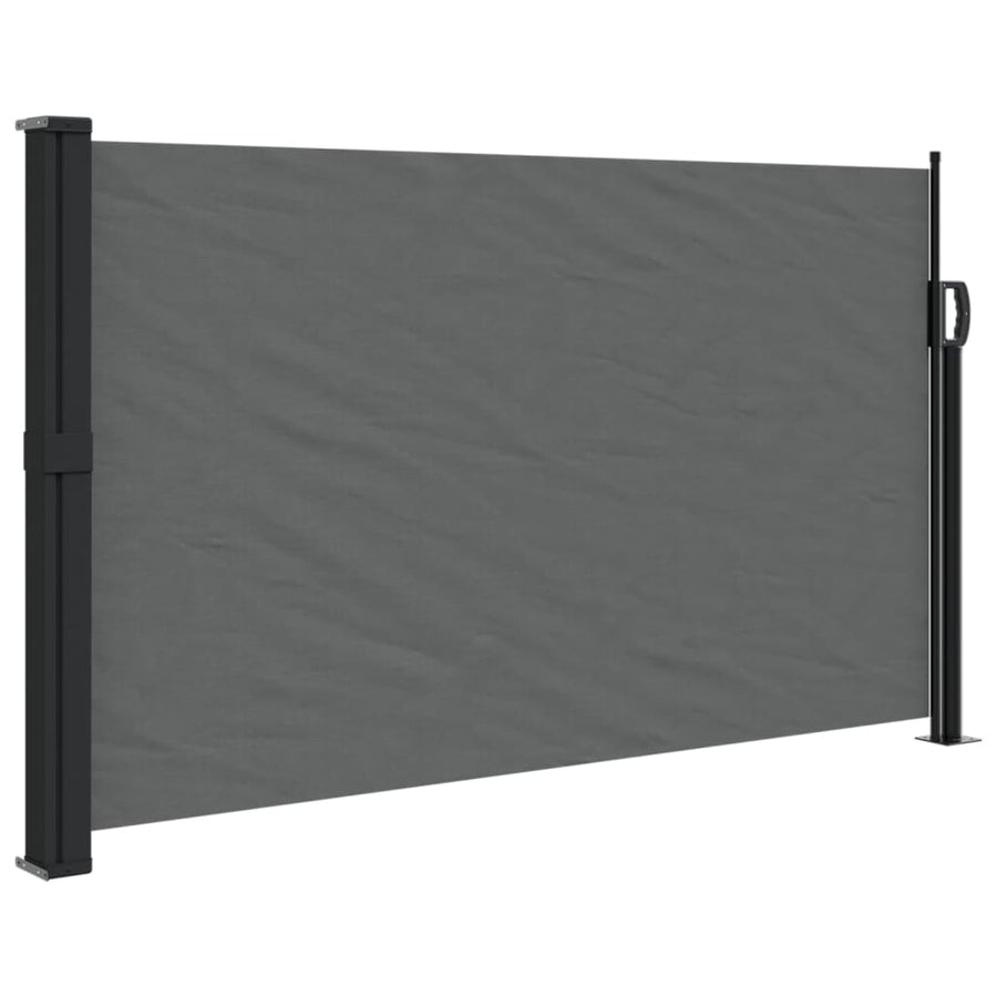 Windscherm Uittrekbaar 120X500 Cm Antracietkleurig