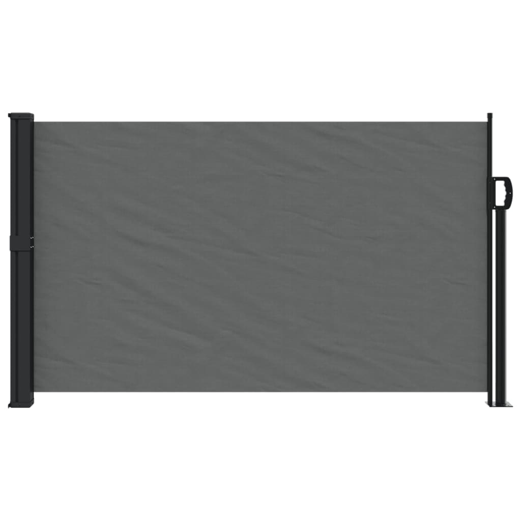 Windscherm Uittrekbaar 120X500 Cm Antracietkleurig