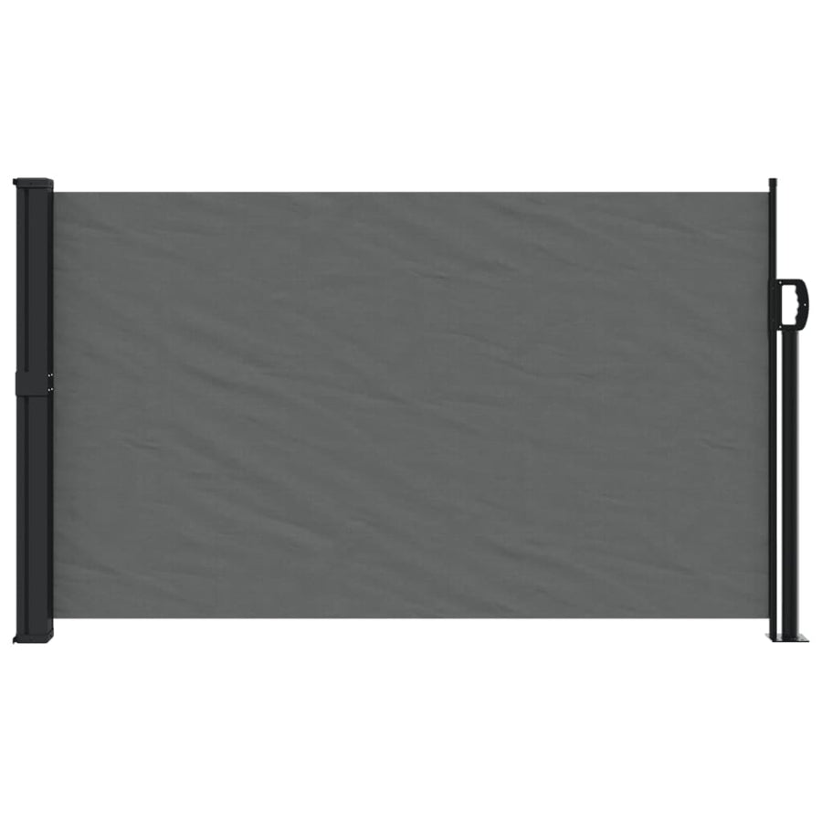 Windscherm Uittrekbaar 120X500 Cm Antracietkleurig
