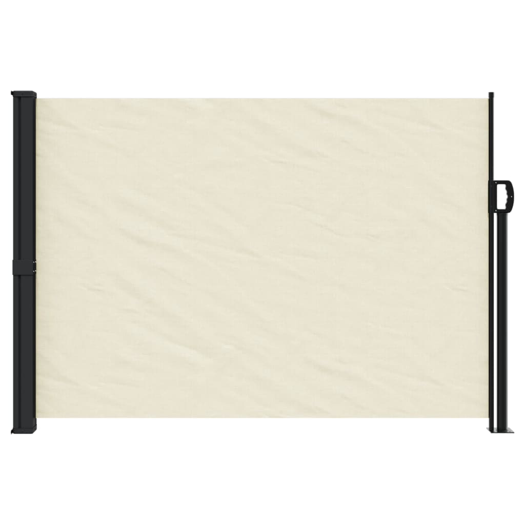 Windscherm Uittrekbaar 140X500 Cm Crèmekleurig