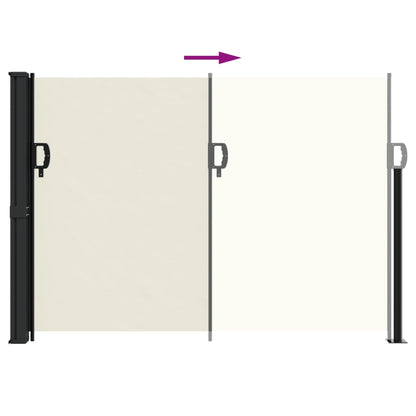 Windscherm Uittrekbaar 140X500 Cm Crèmekleurig